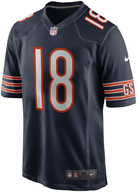 Nike Men’s Chicago Bears Caleb Williams #18 Navy Game Jersey