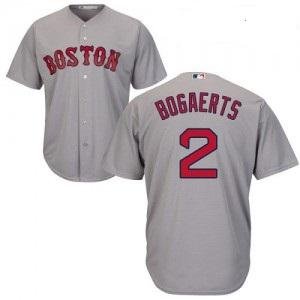 Mens Boston Red Sox Xander Bogaerts Cool Base Jersey Grey