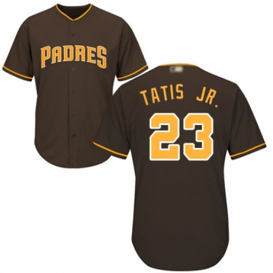 Youth San Diego Padres Fernando Tatis Jr. Brown Alternate Cool Base Jersey